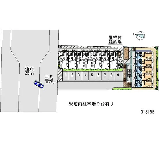 ★手数料０円★行橋市西宮市２丁目 月極駐車場